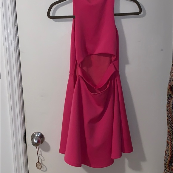 Miss Behave Girls Pink Dress - Picture 2 of 3